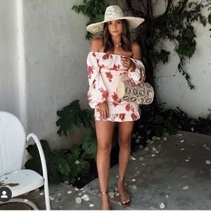 Starlow Strapless Floral Dress